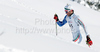 Giovanni Gullo of Italy skiing in Men 30km classic mass start race of Viessmann Cross country skiing FIS World Cup 2009-10. Men 30km classic mass start race of Viessmann Cross country skiing FIS World Cup were held in Rogla, Slovenia, on 20th of December 2009.

