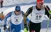 Second placed Alexander Legkov of Russia skiing in Men 30km classic mass start race of Viessmann Cross country skiing FIS World Cup 2009-10. Men 30km classic mass start race of Viessmann Cross country skiing FIS World Cup were held in Rogla, Slovenia, on 20th of December 2009.

