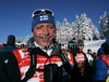 Finnish coach Magnar Dalen after Men 30km classic mass start race of Viessmann Cross country skiing FIS World Cup 2009-10. Men 30km classic mass start race of Viessmann Cross country skiing FIS World Cup were held in Rogla, Slovenia, on 20th of December 2009.
