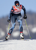 Riikka Sarasoja of Finland skiing during qualifications for women sprint race of Dobiacco-Toblach stage of Tour de Ski 2011. Sprint race of Tour de ski was held on Wednesday, 5th of January 2011 in Dobiacco-Toblach, Italy.

