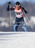 Kerttu Niskanen of Finland skiing during qualifications for women sprint race of Dobiacco-Toblach stage of Tour de Ski 2011. Sprint race of Tour de ski was held on Wednesday, 5th of January 2011 in Dobiacco-Toblach, Italy.
