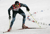 Ville Nousiainen of Finland skiing during qualifications for men sprint race of Dobiacco-Toblach stage of Tour de Ski 2011. Sprint race of Tour de ski was held on Wednesday, 5th of January 2011 in Dobiacco-Toblach, Italy.
