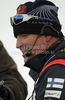 Finnish coach, Magnar Dalen giving interviews during finals of women sprint race of Dobiacco-Toblach stage of Tour de Ski 2011. Sprint race of Tour de ski was held on Wednesday, 5th of January 2011 in Dobiacco-Toblach, Italy.
