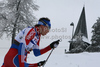 Alexander Legkov of Russia skiing in men pursuit race of  FIS Nordic skiing World championships in Oslo, Norway.Men pursuit race of FIS Nordic skiing World championships was held on Holmenkollen above Oslo, Norway, on Sunday, 27th of February 2011.
