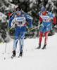Matti Heikkinen of Finland skiing during men 15km classic race of FIS cross country skiing World cup race in Rogla, Slovenia. Men 15km classic race of FIS cross country skiing World cup was held on Rogla, Slovenia, on Saturday, 17th of December 2011.
