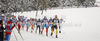 Jens Filbrich of Germany leading skiers during men 15km classic race of FIS cross country skiing World cup race in Rogla, Slovenia. Men 15km classic race of FIS cross country skiing World cup was held on Rogla, Slovenia, on Saturday, 17th of December 2011.
