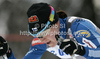 Aino-Kaisa Saarinen of Finland skiing during women 10km classic race of FIS cross country skiing World cup race in Rogla, Slovenia. Women 10km classic race of FIS cross country skiing World cup was held on Rogla, Slovenia, on Saturday, 17th of December 2011.
