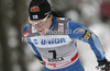Krista Lahteenmaki of Finland skiing during women 10km classic race of FIS cross country skiing World cup race in Rogla, Slovenia. Women 10km classic race of FIS cross country skiing World cup was held on Rogla, Slovenia, on Saturday, 17th of December 2011.

