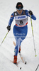 Aino-Kaisa Saarinen of Finland skiing during women 10km classic race of FIS cross country skiing World cup race in Rogla, Slovenia. Women 10km classic race of FIS cross country skiing World cup was held on Rogla, Slovenia, on Saturday, 17th of December 2011.
