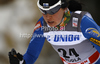 Kerttu Niskanen of Finland skiing during women 10km classic race of FIS cross country skiing World cup race in Rogla, Slovenia. Women 10km classic race of FIS cross country skiing World cup was held on Rogla, Slovenia, on Saturday, 17th of December 2011.
