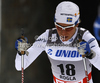 Maria Rydqvist of Sweden skiing during women 10km classic race of FIS cross country skiing World cup race in Rogla, Slovenia. Women 10km classic race of FIS cross country skiing World cup was held on Rogla, Slovenia, on Saturday, 17th of December 2011.
