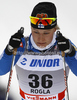 Anne Kylloenen of Finland skiing during women 10km classic race of FIS cross country skiing World cup race in Rogla, Slovenia. Women 10km classic race of FIS cross country skiing World cup was held on Rogla, Slovenia, on Saturday, 17th of December 2011.
