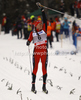 Justyna Kowalczyk of Poland skiing during women 10km classic race of FIS cross country skiing World cup race in Rogla, Slovenia. Women 10km classic race of FIS cross country skiing World cup was held on Rogla, Slovenia, on Saturday, 17th of December 2011.
