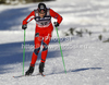 Simen Haakon Oestensen of Norway skiing during qualifications for men sprint free style race of FIS cross country skiing World cup race in Rogla, Slovenia. Men sprint race of FIS cross country skiing World cup was held on Rogla, Slovenia, on Sunday, 18th of December 2011.
