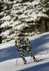 Baptiste Gros of France skiing during qualifications for men sprint free style race of FIS cross country skiing World cup race in Rogla, Slovenia. Men sprint race of FIS cross country skiing World cup was held on Rogla, Slovenia, on Sunday, 18th of December 2011.

