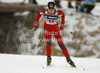 Astrid Uhrenholdt Jacobsen of Norway skiing during qualifications for women sprint free style race of FIS cross country skiing World cup race in Rogla, Slovenia. Women sprint race of FIS cross country skiing World cup was held on Rogla, Slovenia, on Sunday, 18th of December 2011.
