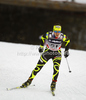 Laure Barthelemy of France skiing during qualifications for women sprint free style race of FIS cross country skiing World cup race in Rogla, Slovenia. Women sprint race of FIS cross country skiing World cup was held on Rogla, Slovenia, on Sunday, 18th of December 2011.
