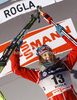 Winner Maiken Caspersen Falla of Norway celebrates her medal won in women sprint free style race of FIS cross country skiing World cup race in Rogla, Slovenia. Women sprint race of FIS cross country skiing World cup was held on Rogla, Slovenia, on Sunday, 18th of December 2011.
