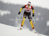 Katrin Zeller of Germany skiing in qualifications for women sprint free style race of Tour de Ski race of FIS cross country skiing World cup race in Toblach-Dobbiaco, Italy. Women sprint race, stage 6 of Tour de Ski and FIS cross country skiing World cup was held on Toblach-Dobbiaco, Italy, on Wednesday, 4th of January 2012.
