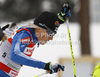 Riikka Sarasoja-Lilja of Finland skiing in finals of women sprint free style race of Tour de Ski race of FIS cross country skiing World cup race in Toblach-Dobbiaco, Italy. Women sprint race, stage 6 of Tour de Ski and FIS cross country skiing World cup was held on Toblach-Dobbiaco, Italy, on Wednesday, 4th of January 2012.
