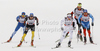 Tim Tscharnke of Germany (L) and Fredrik Jonsson of Sweden leading group in quarterfinals of men sprint free style race of Tour de Ski race of FIS cross country skiing World cup race in Toblach-Dobbiaco, Italy. Men sprint race, stage 6 of Tour de Ski and FIS cross country skiing World cup was held on Toblach-Dobbiaco, Italy, on Wednesday, 4th of January 2012.
