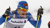 Ville Nousiainen of Finland skiing in finals of men sprint free style race of Tour de Ski race of FIS cross country skiing World cup race in Toblach-Dobbiaco, Italy. Men sprint race, stage 6 of Tour de Ski and FIS cross country skiing World cup was held on Toblach-Dobbiaco, Italy, on Wednesday, 4th of January 2012.
