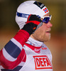 Eirik Brandsdal (NOR) during the Mens FIS Cross Country World Cup of the Nordic Opening at the Nordic Arena in Kuka, Finland on 2013/11/29.
