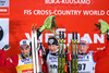 Eldar Roenning (NOR), Lukas Bauer (CZE), Dmitriy Japarov (RUS) during the Mens FIS Cross Country World Cup of the Nordic Opening at the Nordic Arena in Kuka, Finland on 2013/11/30.
