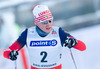 Dmitriy Japarov (RUS) during the Mens FIS Cross Country World Cup of the Nordic Opening at the Nordic Arena in Kuka, Finland on 2013/12/01.
