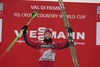 Sundby Martin (NOR) celebrate on Podium after the Men 10 km Cross Country of the Tour de Ski 2014 of FIS Cross Country World Cup at the Cross Country Stadium, Lago di Tesero, Italy on 2014/01/04.
