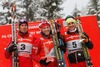 Di Sundby Martin (NOR) with Jespersen Chris (NOR) & Duerr Johannes (AUT)during the Men 9 km Pursuit Cross Country of the FIS Tour de Ski 2014 at the Cross Country Stadium, Lago di Tesero, Italy on 2014/01/05.
