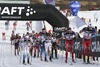 Start Group leaded by Sundby Martin Johnsrud (NOR) during the Men 15 km Cross Country of the FIS Tour de Ski 2015 at the Cross Country Stadium, Lago di Tesero, Italy on 2015/01/10.
