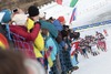 the leading group during the Men 15 km Cross Country of the FIS Tour de Ski 2015 at the Cross Country Stadium, Lago di Tesero, Italy on 2015/01/10.
