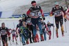 Belov Evgeny (Rus), Tscharnke Tim (Ger) during the Men 15 km Cross Country of the FIS Tour de Ski 2015 at the Cross Country Stadium, Lago di Tesero, Italy on 2015/01/10.
