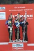Johaug, Bjorgen, Weng (Nor) during the Ladies 5 km Cross Country of the FIS Tour de Ski 2014 at the Cross Country Stadium, Lago di Tesero, Italy on 2015/01/10. <br> 
