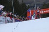 Marit Bjoergen (NOR) during the Women Mountain Pursuit Cross Country Race of the FIS Tour de Ski 2014 at the Alpe Cermis in Val di Fiemme, Italy on 2015/01/11.
