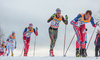 Anders Gloeersen of Norway, Jonas Dobler of Germany, Petter Northug of Norway during Mens Cross Country Competition of FIS Cross Country World Cup at the Nordic Arena, Lillehammer, Norway on 2015/12/05.
