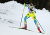Nika Razinger of Slovenia skiing during qualification for women sprint race of Viessmann FIS Cross country skiing World cup in Planica, Slovenia. Women sprint race of Viessmann FIS Cross country skiing World cup was held on Saturday, 16th of January 2016 in Planica, Slovenia.
