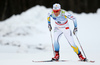 Hanna Falk of Sweden skiing during qualification for women sprint race of Viessmann FIS Cross country skiing World cup in Planica, Slovenia. Women sprint race of Viessmann FIS Cross country skiing World cup was held on Saturday, 16th of January 2016 in Planica, Slovenia.
