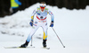 Jonna Sundling of Sweden skiing during qualification for women sprint race of Viessmann FIS Cross country skiing World cup in Planica, Slovenia. Women sprint race of Viessmann FIS Cross country skiing World cup was held on Saturday, 16th of January 2016 in Planica, Slovenia.
