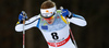 Jonna Sundling of Sweden skiing during qualification for women sprint race of Viessmann FIS Cross country skiing World cup in Planica, Slovenia. Women sprint race of Viessmann FIS Cross country skiing World cup was held on Saturday, 16th of January 2016 in Planica, Slovenia.
