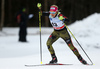 Sandra Ringwald of Germany skiing during qualification for women sprint race of Viessmann FIS Cross country skiing World cup in Planica, Slovenia. Women sprint race of Viessmann FIS Cross country skiing World cup was held on Saturday, 16th of January 2016 in Planica, Slovenia.
