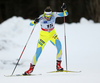 Vesna Fabjan of Slovenia skiing during qualification for women sprint race of Viessmann FIS Cross country skiing World cup in Planica, Slovenia. Women sprint race of Viessmann FIS Cross country skiing World cup was held on Saturday, 16th of January 2016 in Planica, Slovenia.
