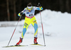 Vesna Fabjan of Slovenia skiing during qualification for women sprint race of Viessmann FIS Cross country skiing World cup in Planica, Slovenia. Women sprint race of Viessmann FIS Cross country skiing World cup was held on Saturday, 16th of January 2016 in Planica, Slovenia.
