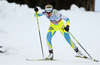 Anamarija Lampic of Slovenia skiing during qualification for women sprint race of Viessmann FIS Cross country skiing World cup in Planica, Slovenia. Women sprint race of Viessmann FIS Cross country skiing World cup was held on Saturday, 16th of January 2016 in Planica, Slovenia.
