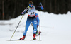 Katri Lylynpera of Finland skiing during qualification for women sprint race of Viessmann FIS Cross country skiing World cup in Planica, Slovenia. Women sprint race of Viessmann FIS Cross country skiing World cup was held on Saturday, 16th of January 2016 in Planica, Slovenia.
