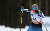 Leena Nurmi of Finland skiing during qualification for women sprint race of Viessmann FIS Cross country skiing World cup in Planica, Slovenia. Women sprint race of Viessmann FIS Cross country skiing World cup was held on Saturday, 16th of January 2016 in Planica, Slovenia.
