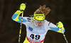 Anita Klemencic of Slovenia skiing during qualification for women sprint race of Viessmann FIS Cross country skiing World cup in Planica, Slovenia. Women sprint race of Viessmann FIS Cross country skiing World cup was held on Saturday, 16th of January 2016 in Planica, Slovenia.
