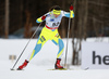 Eva Urevc of Slovenia skiing during qualification for women sprint race of Viessmann FIS Cross country skiing World cup in Planica, Slovenia. Women sprint race of Viessmann FIS Cross country skiing World cup was held on Saturday, 16th of January 2016 in Planica, Slovenia.
