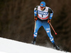 Martti Jylhae of Finland skiing during qualification for men sprint race of Viessmann FIS Cross country skiing World cup in Planica, Slovenia. Men sprint race of Viessmann FIS Cross country skiing World cup was held on Saturday, 16th of January 2016 in Planica, Slovenia.
